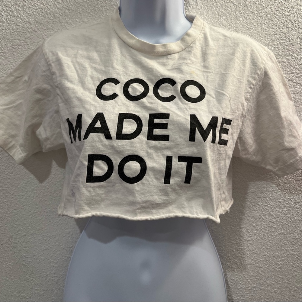 white baby tee